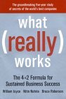 Lo que realmente funciona, La f�rmula 4+2 para mantener el �xito en los negocios, por Nitin Nohria, William Joyce
